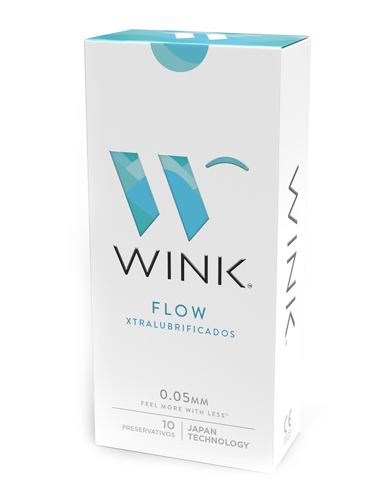 Condones Wink Flow Extra Lubrificados. Tienda Online Condones